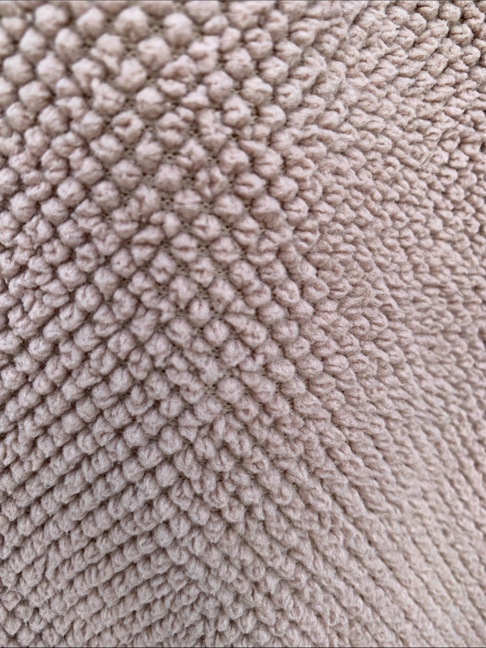 Free People movement Chunky Half-Zip Pullover in Dusty Rose and Cream xs - Picture 5 of 6